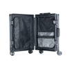 Gray aluminum trolley box