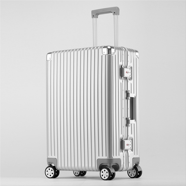 10803 - Carry On Luxury Aluminum Frame Travel Suitcase Luggage