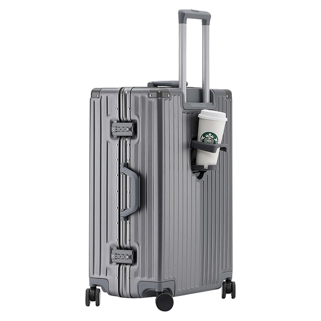 A23052901 - Carry On Aluminum Frame Travel Suitcase Luggage