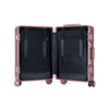 Pink aluminum trolley box